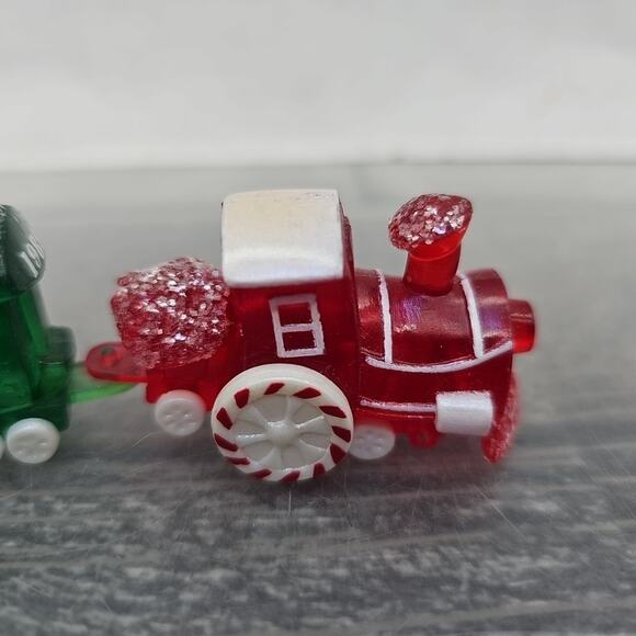 Vintage Hallmark Merry Miniatures Sweet Express Train Set of 2 1988•1989 [139] - Picture 3 of 16